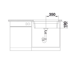 BLANCO ETAGON 700-U Zlewozmywak Stal polerowana, InFino, szyny 524270