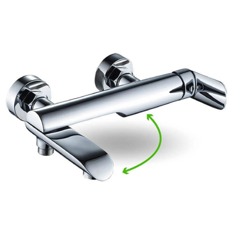 LAVEO Bateria wannowa Alea chrom BLE 01FD