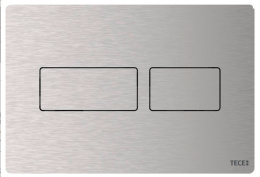 TECE Solid - przycisk spłukujący do WC z metalu, stal nierdzewna szczotkowana 9240430