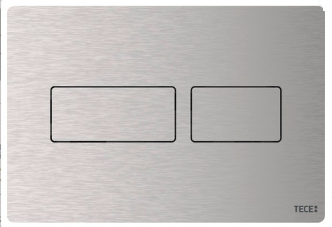 TECE Solid - przycisk spłukujący do WC z metalu, stal nierdzewna szczotkowana "anti-fingerprint" 9240434