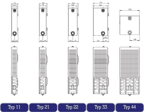Grzejnik Stelrad PLANAR STYLE 22 600x1000