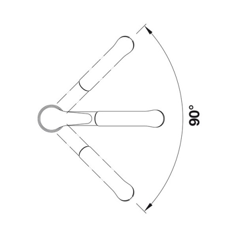 Blanco Daras-S bateria kuchenna Biały 517735