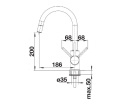 Blanco Mida-S bateria kuchenna Biały 521457