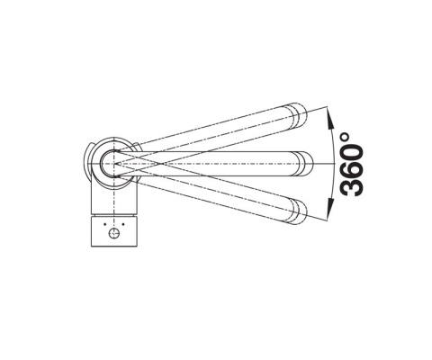 Blanco Mida-S bateria kuchenna Biały 521457