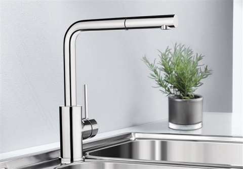 Blanco Mila-S bateria kuchenna chrom 519810