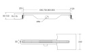 Besco Virgo Slim Odpływ Liniowy 60cm OL-60-VS