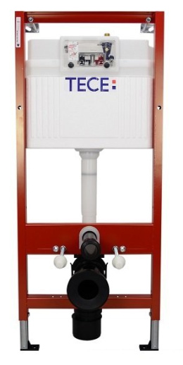 TECEbase Stelaż podtynkowy do WC ze spłuczką podtynkową uruchamianą z przodu + mocowania 9.400.407