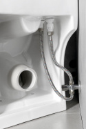 Aqualine HYGIE kompakt WC z umywalką i deską WC , tylny/dolny odpływ PB104