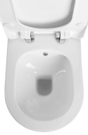 Sapho AVVA WC wiszące z prysznicem bidetowym, Rimless, 35,5x53 cm, biały 100312