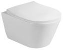 Sapho AVVA deska WC slim Soft Close, biała/chrom 100787
