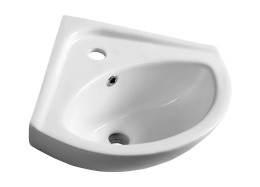 Sapho LUIGI umywalka ceramiczna narożna 34x34cm, biała FS161