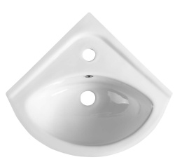 Sapho LUIGI umywalka ceramiczna narożna 34x34cm, biała FS161