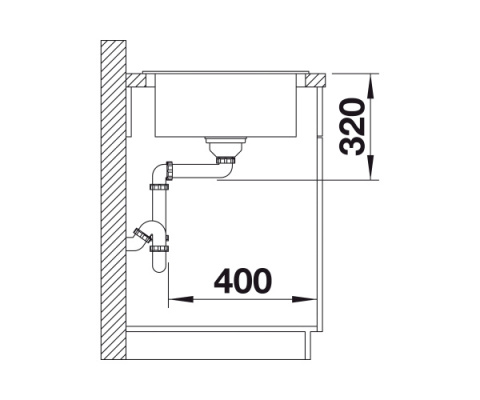 BLANCO ELON XL 6 S Zlewozmywak Granitowy Silgranit PuraDur Czarny odwracalny 78x50 InFino, kratka ociekowa 525883