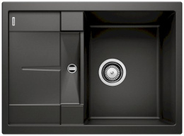 BLANCO METRA 45 S Compact Silgranit Zlewozmywak Granitowy 68x50 Czarny odwracalny 525912