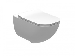 Vitalle PALO miska WC ceramiczna wisząca bezkołnierzowa, z deską 34.7 x 54 A34H137000