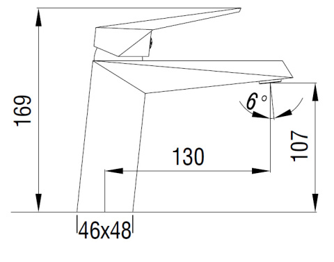 Art Platino Rok Bateria umywalkowa chrom ROK-BUN.010C