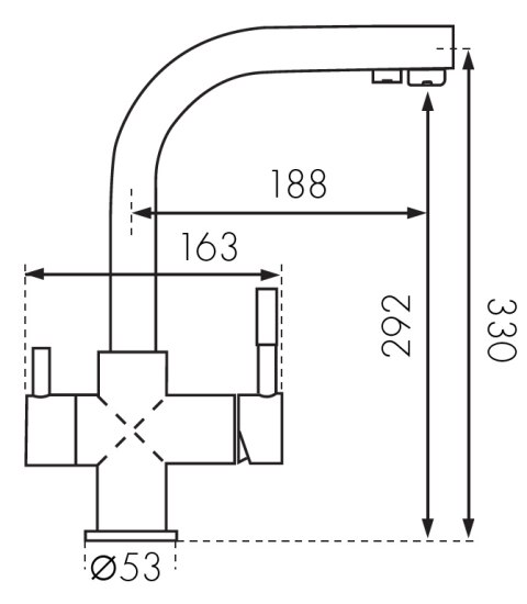 Blue Water Alabama Bateria Kuchenna mosiądz antyczny 5901730615623