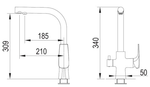 Blue Water Tivoli Bateria Kuchenna kolor ZŁOTY 5901730616521