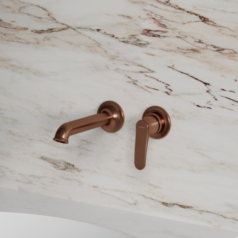 Omnires Art Deco bateria umywalkowa podtynkowa kolor miedź antyczna AD5115ORB