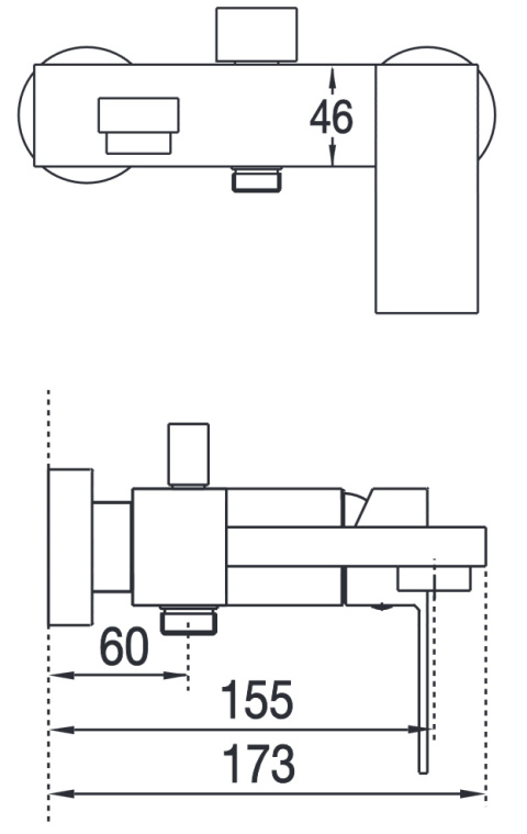Blue Water Toronto Bateria wannowa chrom TOR-BWN.020C
