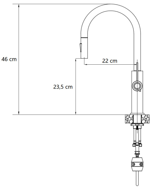 QUADRON JENNIFER BATERIA ZLEWOZMYWAKOWA Q LINE SLIM SteelQ Nano PVD miedź 3623510_PVDC1