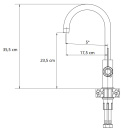 Quadron JODIE Q LINE SLIM SteelQ Nano PVD miedź 3623511_PVDC1