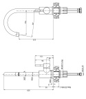 Quadron KATE stalowa bateria kuchenna beżowa 3623500_BE