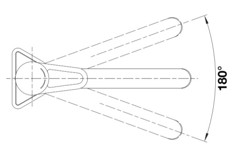 Blanco Blancowega II Bateria Kuchenna Antracyt/Chrom 526407