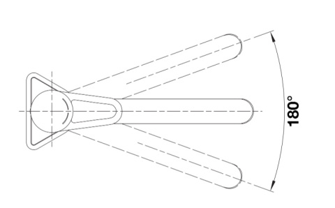 Blanco Blancowega ll Bateria Kuchenna Chrom 526402