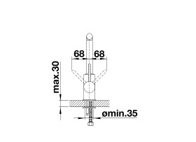 Blanco Mila S Bateria Kuchenna Czarny Mat 526660