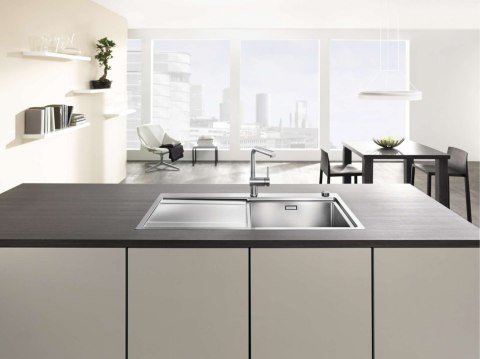 BLANCO Bateria LINUS-S powłoka PVD Steel 526242