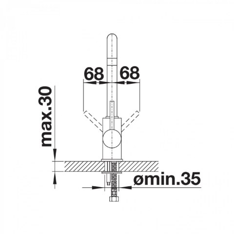 BLANCO Bateria MILI czarny 526159