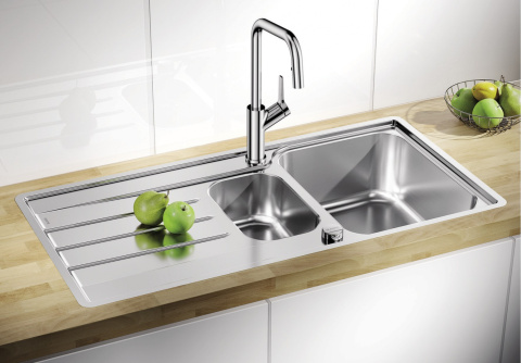 BLANCO Zlewozmywak LEMIS XL 6 S-IF Compact stal szczotkowana, 525110