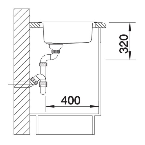 BLANCO Zlewozmywak RONDOSOL stal szczotkowana 513306