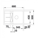 BLANCO Zlewozmywak METRA 45 S Compact antracyt, k.aut. 519572