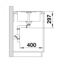 BLANCO Zlewozmywak METRA 45 S Compact antracyt, k.aut. 519572