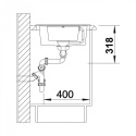 BLANCO Zlewozmywak METRA 6 S Compact biały, k.aut. 513468