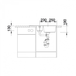 BLANCO Zlewozmywak METRA 6 S Compact tartufo, k.aut. 517353