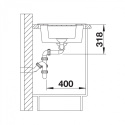 BLANCO Zlewozmywak METRA 6 antracyt 516179