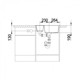 BLANCO Zlewozmywak METRA 6 czarny, k.aut. 525922