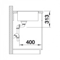 BLANCO Zlewozmywak SUBLINE 320-F antracyt, InFino 523416