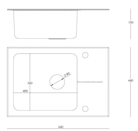 Quadron Zlewozmywak szklany Hugh 116 + Bateria Naomi ST3564SC1BS-BW7059CZP