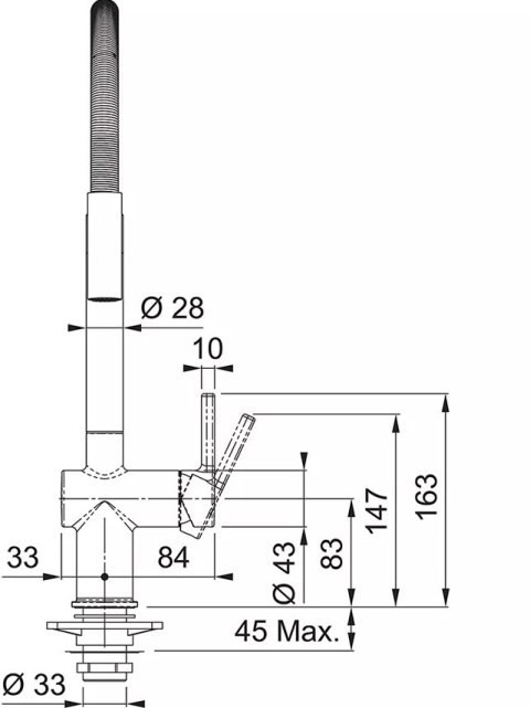  FRANKE studio Tap Active Semi Pro 2 jets Chrom Bateria kuchenna 115.0653.407