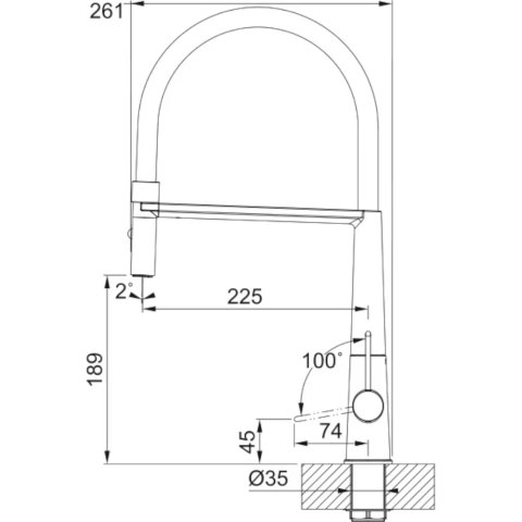  Franke Studio Bateria Icon Semi-Pro Czarny mat 115.0690.598