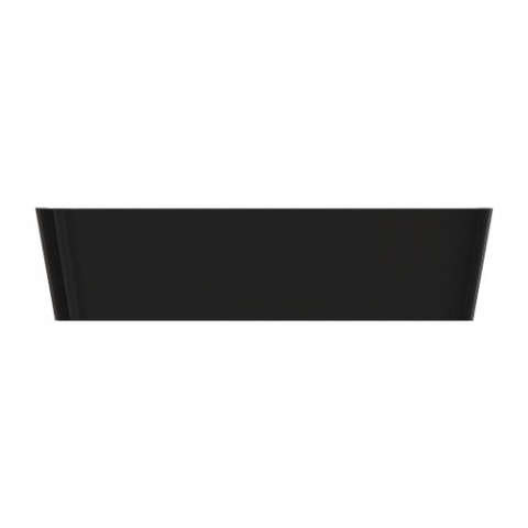 Omnires Parma M+ Umywalka nablatowa, 50 x 35 cm biały / czarny połysk PARMAUNBCP