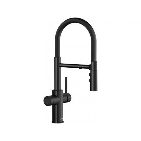 Blanco Catris-S Flexo Filter Bateria kuchenna wysoka z wyciąganą wylewką z filtrem czarny mat 526707