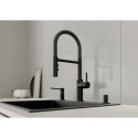 Blanco Catris-S Flexo Filter Bateria kuchenna wysoka z wyciąganą wylewką z filtrem czarny mat 526707