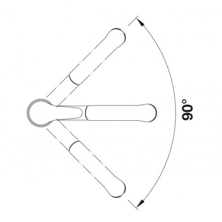 Blanco Daras-S Silgranit-Look Bateria kuchenna z wyciąganą wylewką delikatny biały 526937