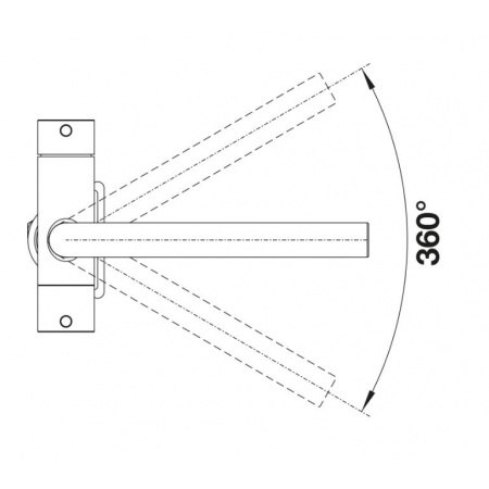 Blanco Fontas II Silgranit-Look Bateria kuchenna wysoka z filtrem wulkaniczny szary 526942