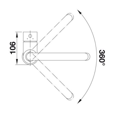 Blanco Mida Silgranit-Look Bateria kuchenna wysoka delikatny biały 526966